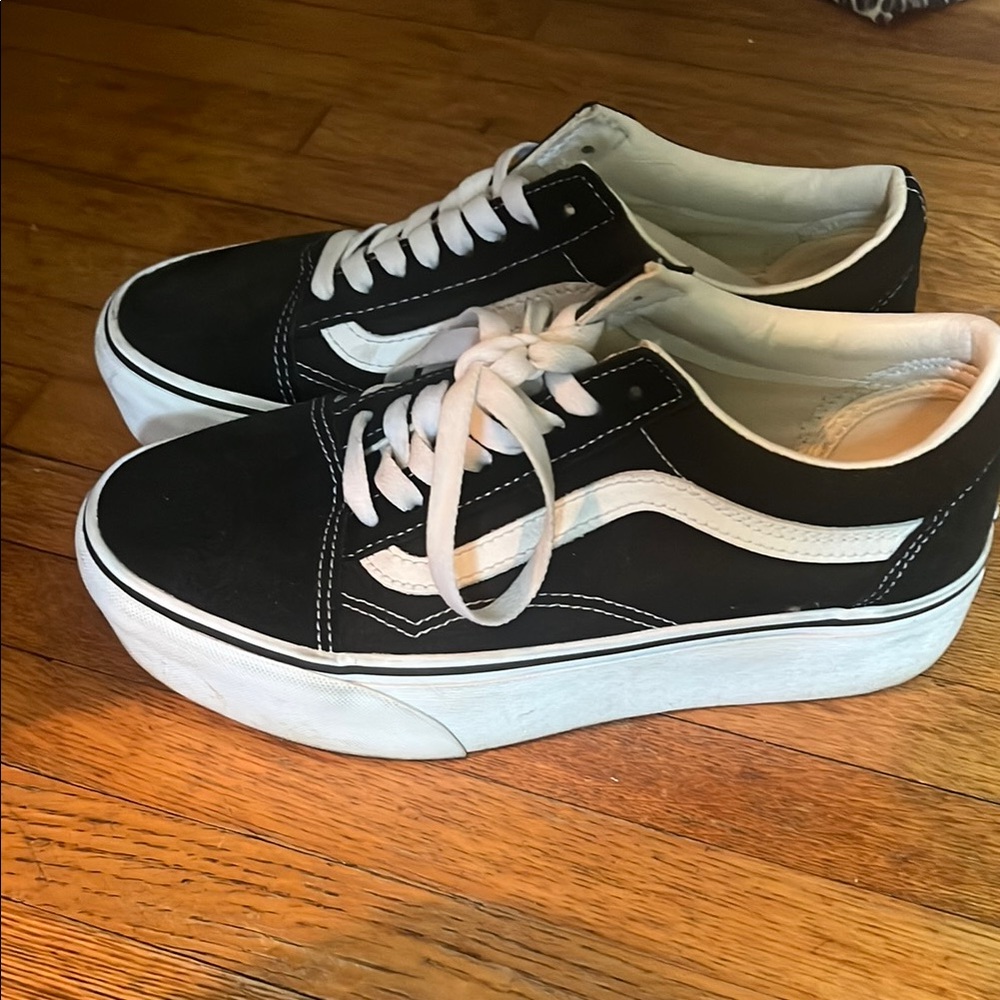 Vans Black and White Women's Sneakers